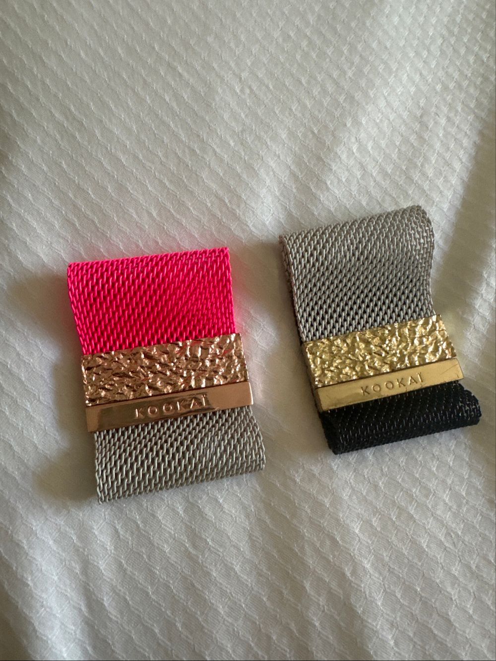 Kookai magnetic bracelets