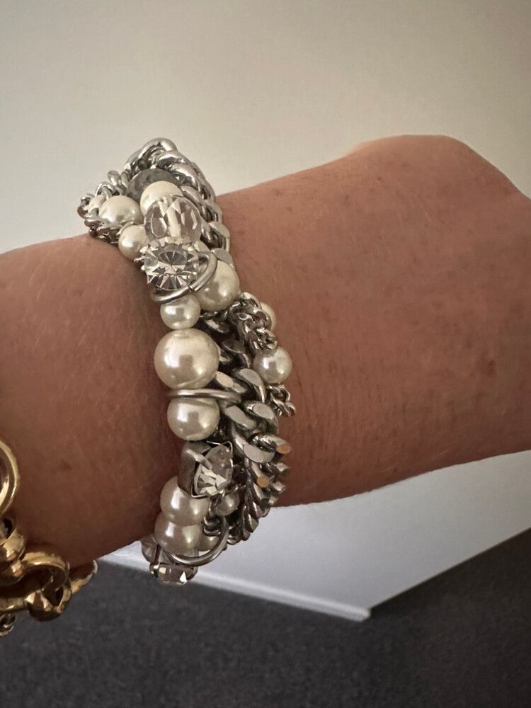 Mimco Chunky Silver Bracelet