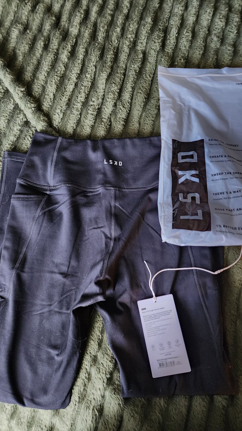LSKD Black Leggings Size L