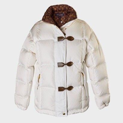 Louis Vuitton White Puffer Jacket