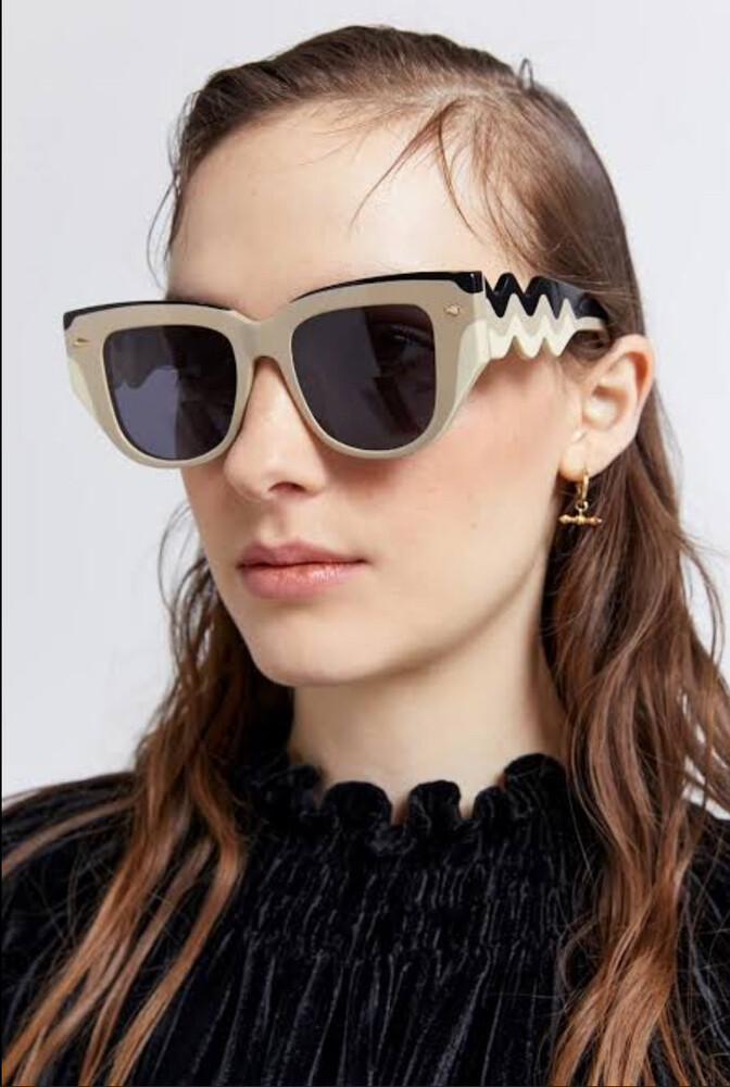 Karen Walker True Wave North tortoise shell Sunglasses Karen Walker Harvest Hybrid Tortoise, Yellow Prescription  main image 2