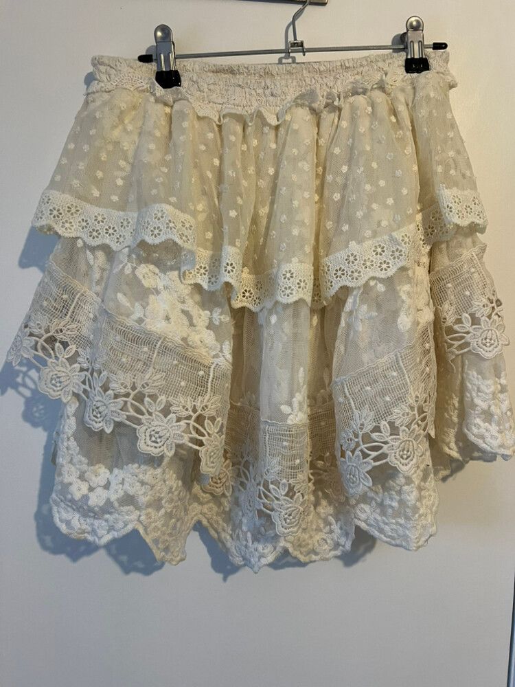 Spell & The Gypsy Collective Cream Skirt Size M