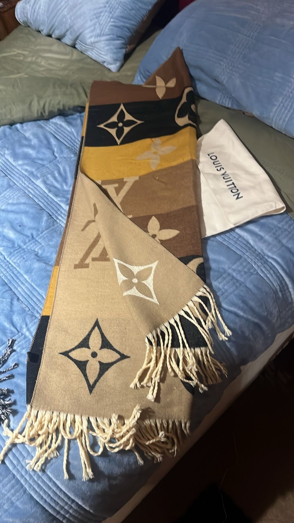Louis Vuitton Multicolour Logo Scarf