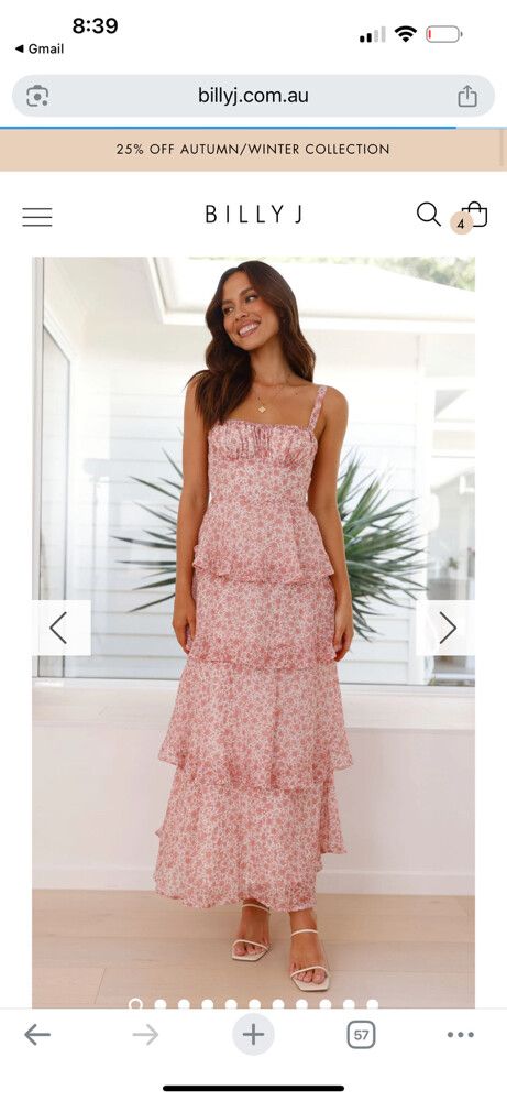knee length dresses for ladies Billy J main image 0