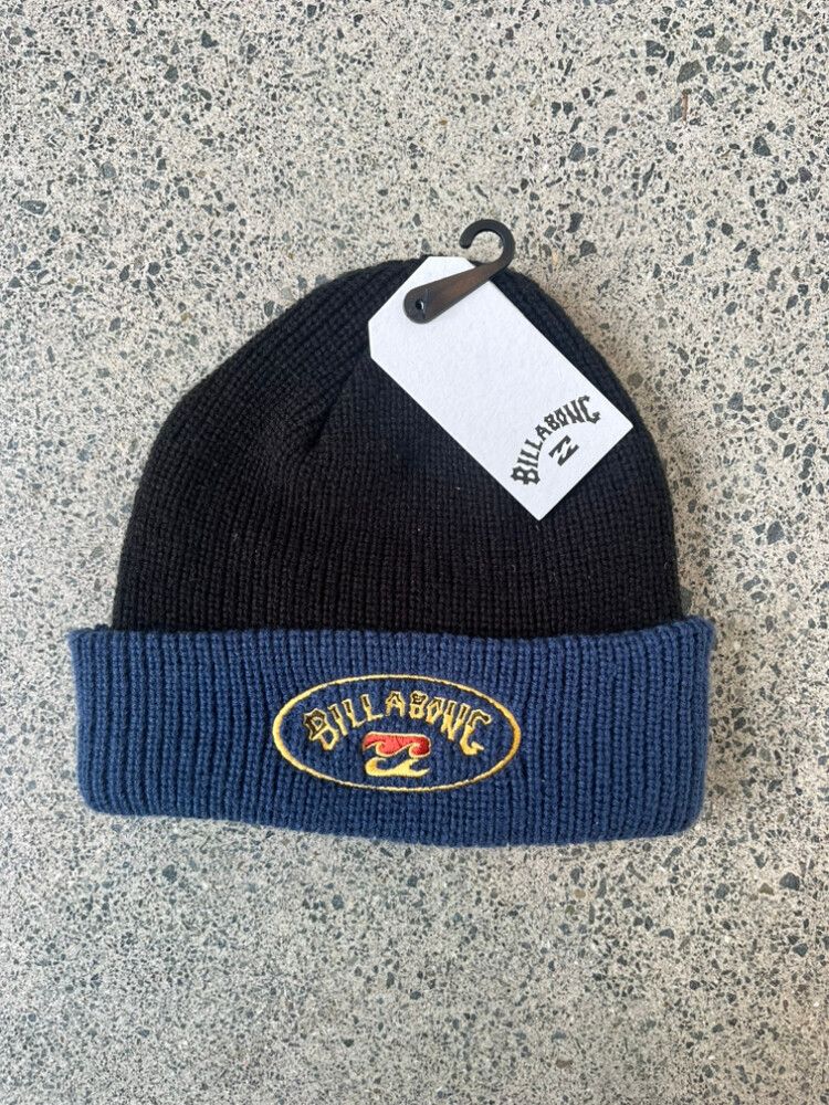 Billabong Black Blue Beanie