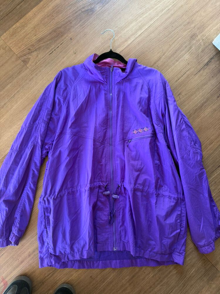 L.L.Bean Purple Windbreaker Jacket
