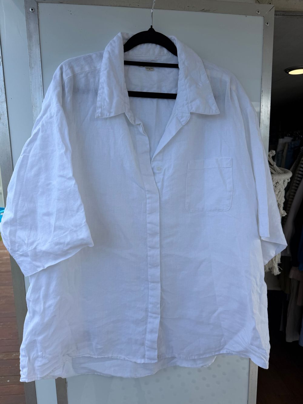 Cools Club White Linen Shirt