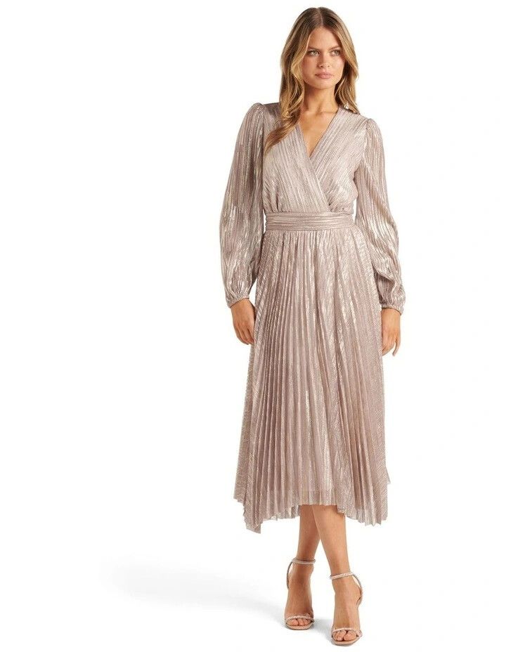 Forever New - Sahara Wrap Plisse on Designer Wardrobe Forever New - Sahara Wrap Plisse on Designer Wardrobe