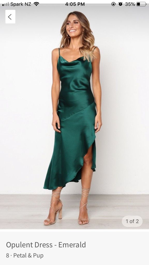 Petal & Pup - Emerald Green Dress on Designer Wardrobe Petal & Pup - Emerald Green Dress on Designer Wardrobe