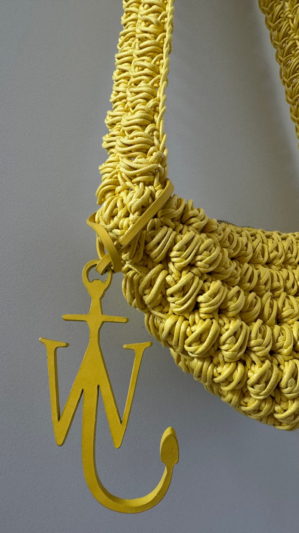 JW Anderson Yellow Popcorn Crossbody Bag