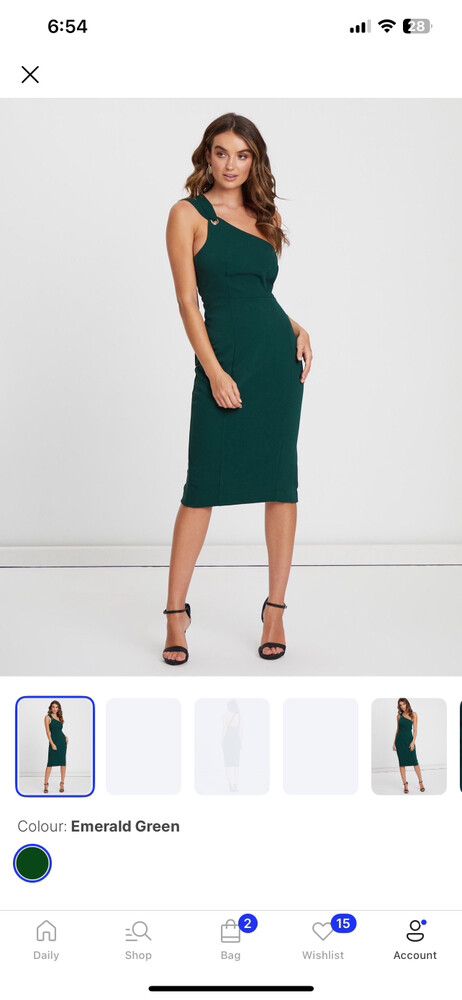 Dark Green Calli Dress