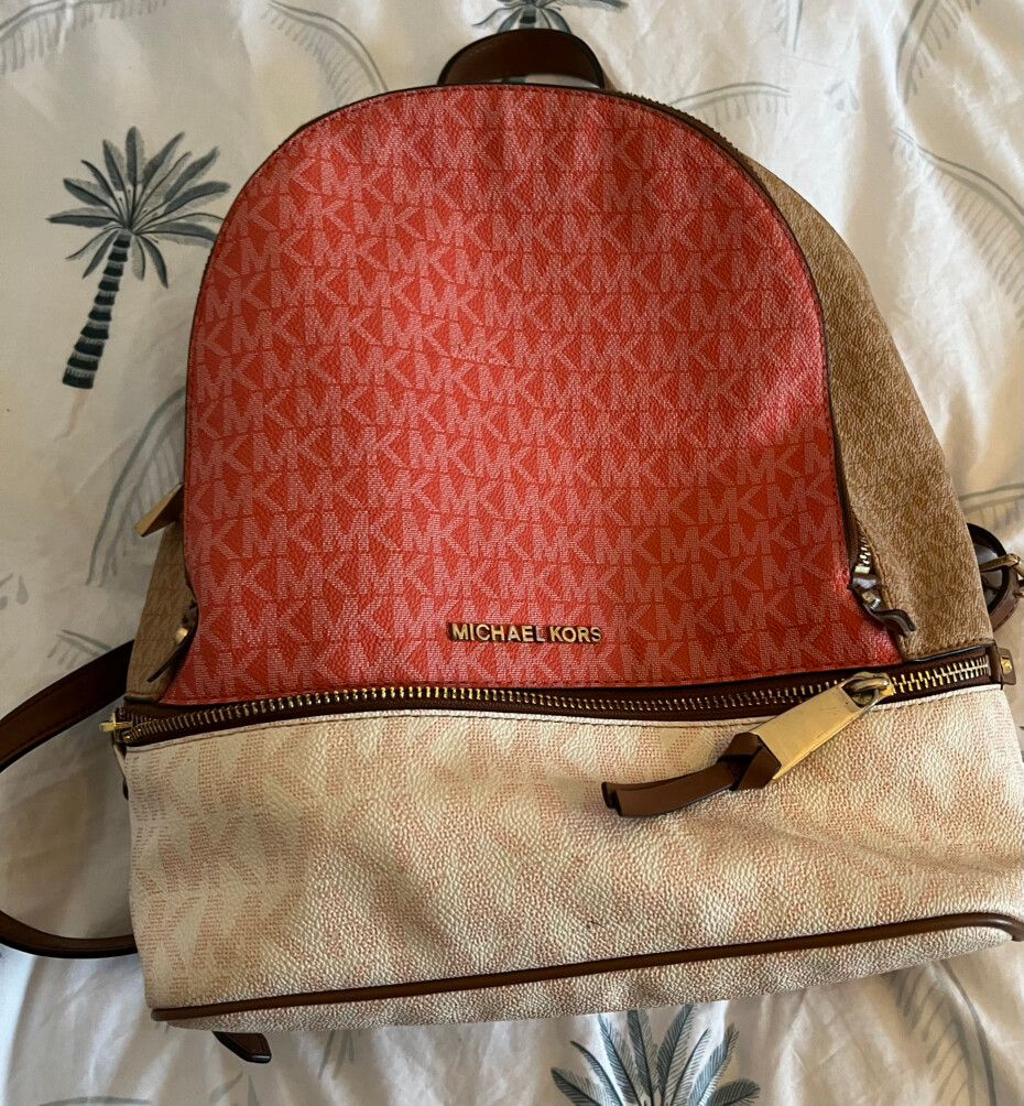 Michael Kors leather back pack