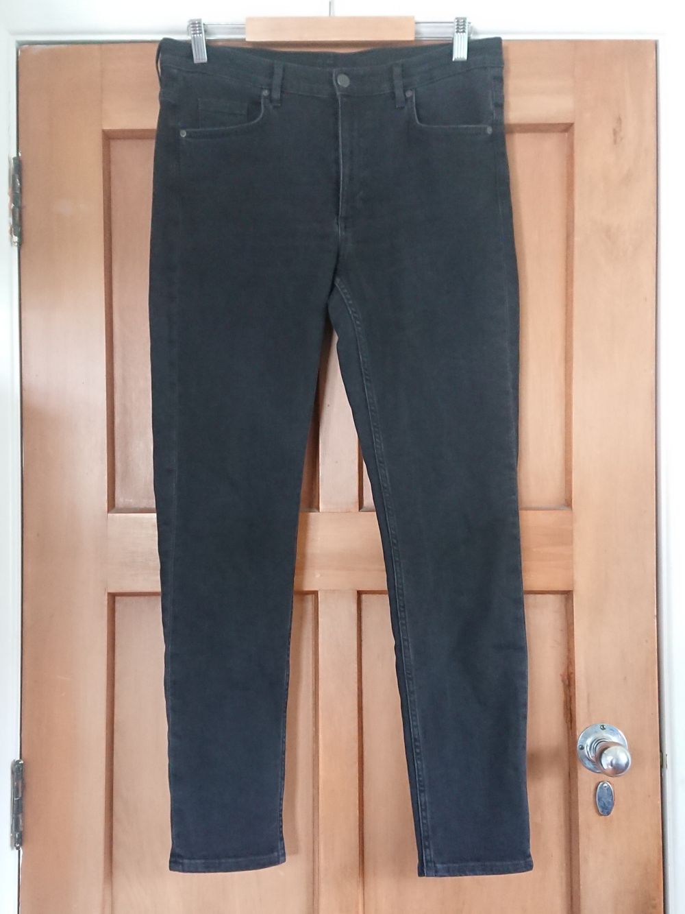 COS Black High Rise Skinny Jeans