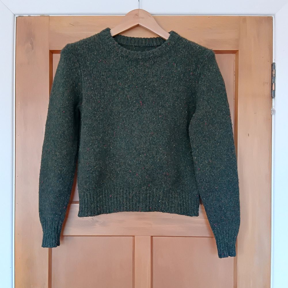 Green Lambswool Jumper