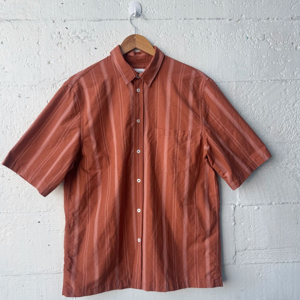 Samsøe Samsøe Taro NP Shirt in Bombay Brown | Size XL | Unisex RRP $288