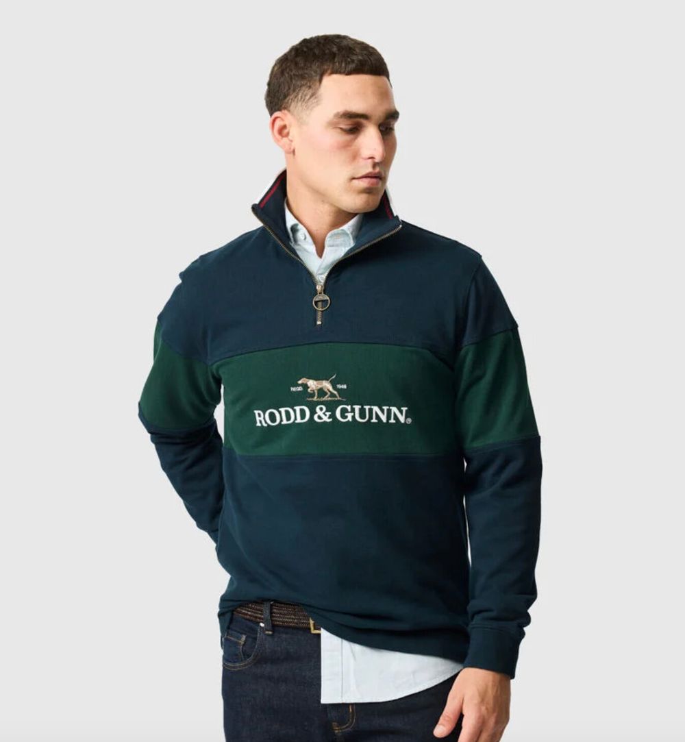 RODD & GUN Mens Foresters Peak Half Zip Sweater Jumper sz XXL | Near New | | RRP$139