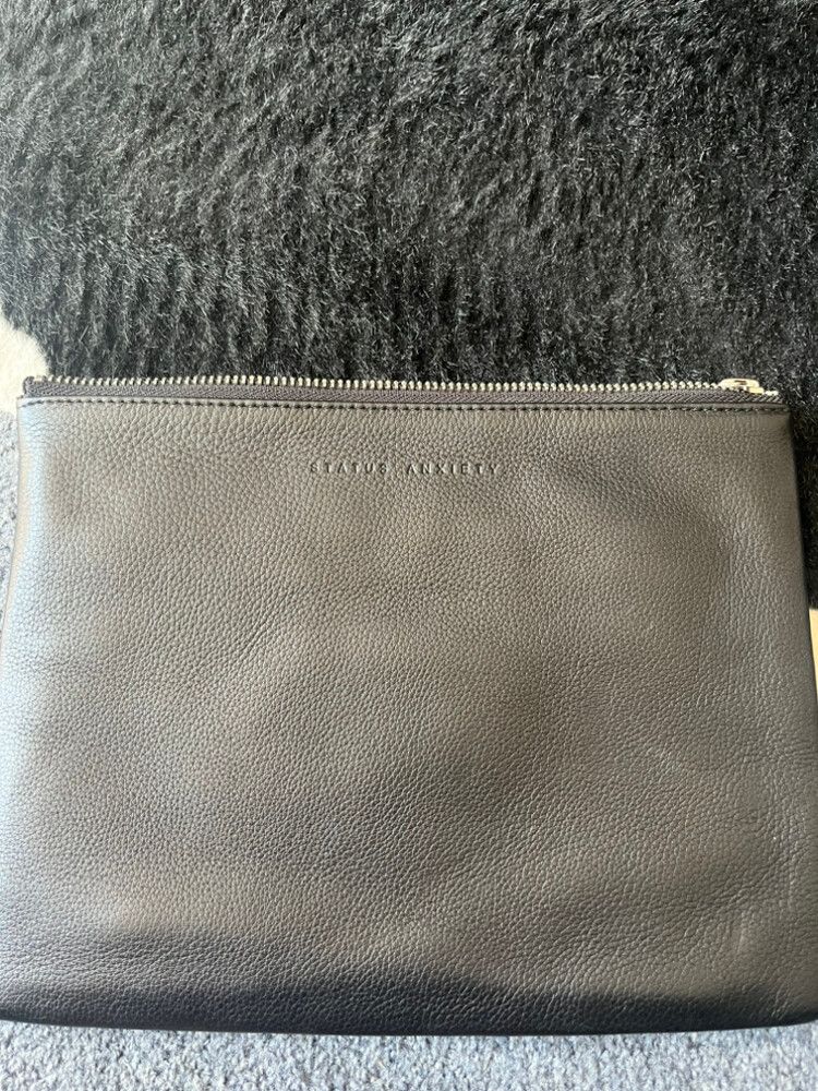 status Anxiety Black Clutch bag