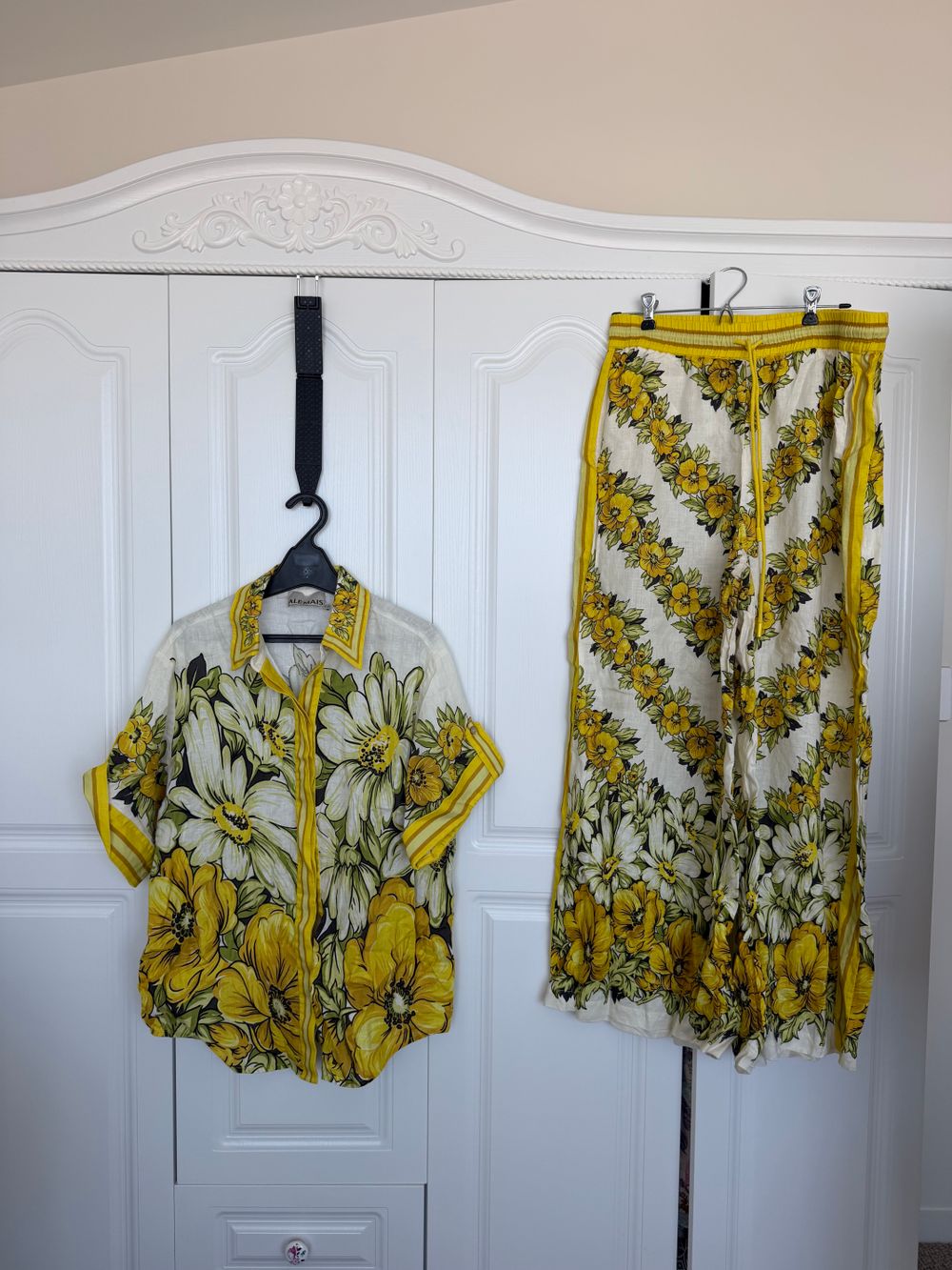 Alemais Yellow Floral Shirt Size AU 10
