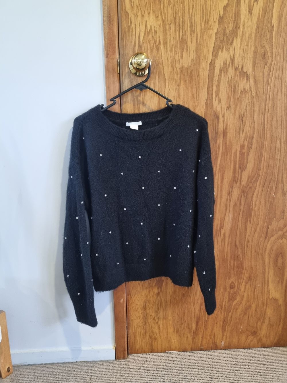 Black Embellished Jumper