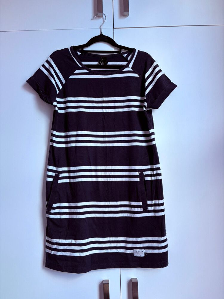 Huffer Navy Stripe Dress