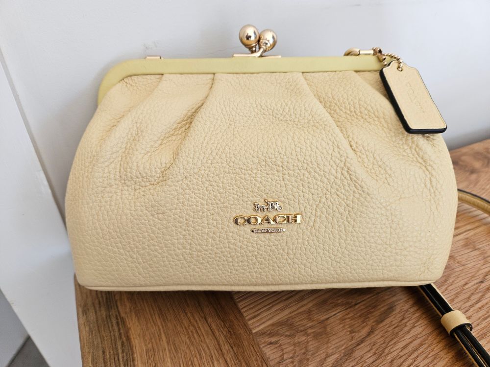 Coach Leather Cross Body or Clutch Bag