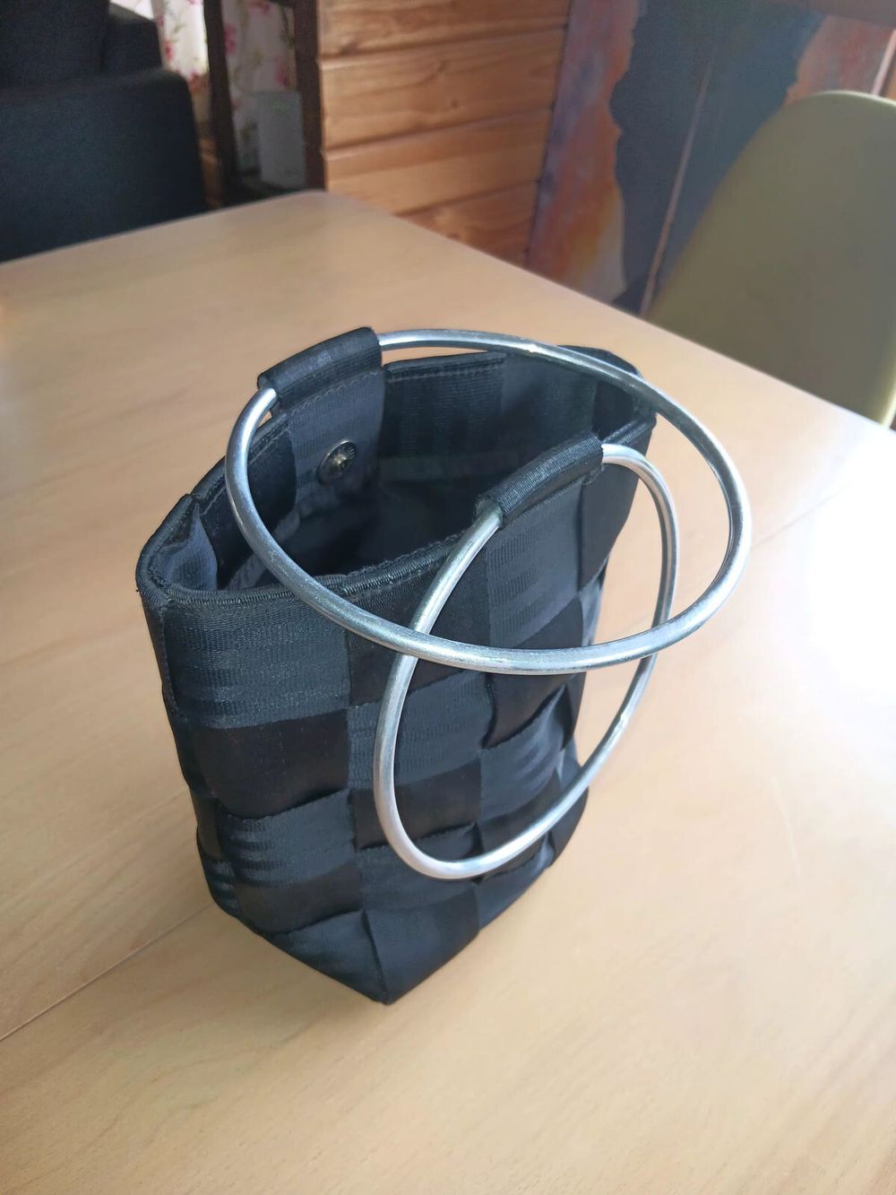 Harveys seatbelt clutch bag