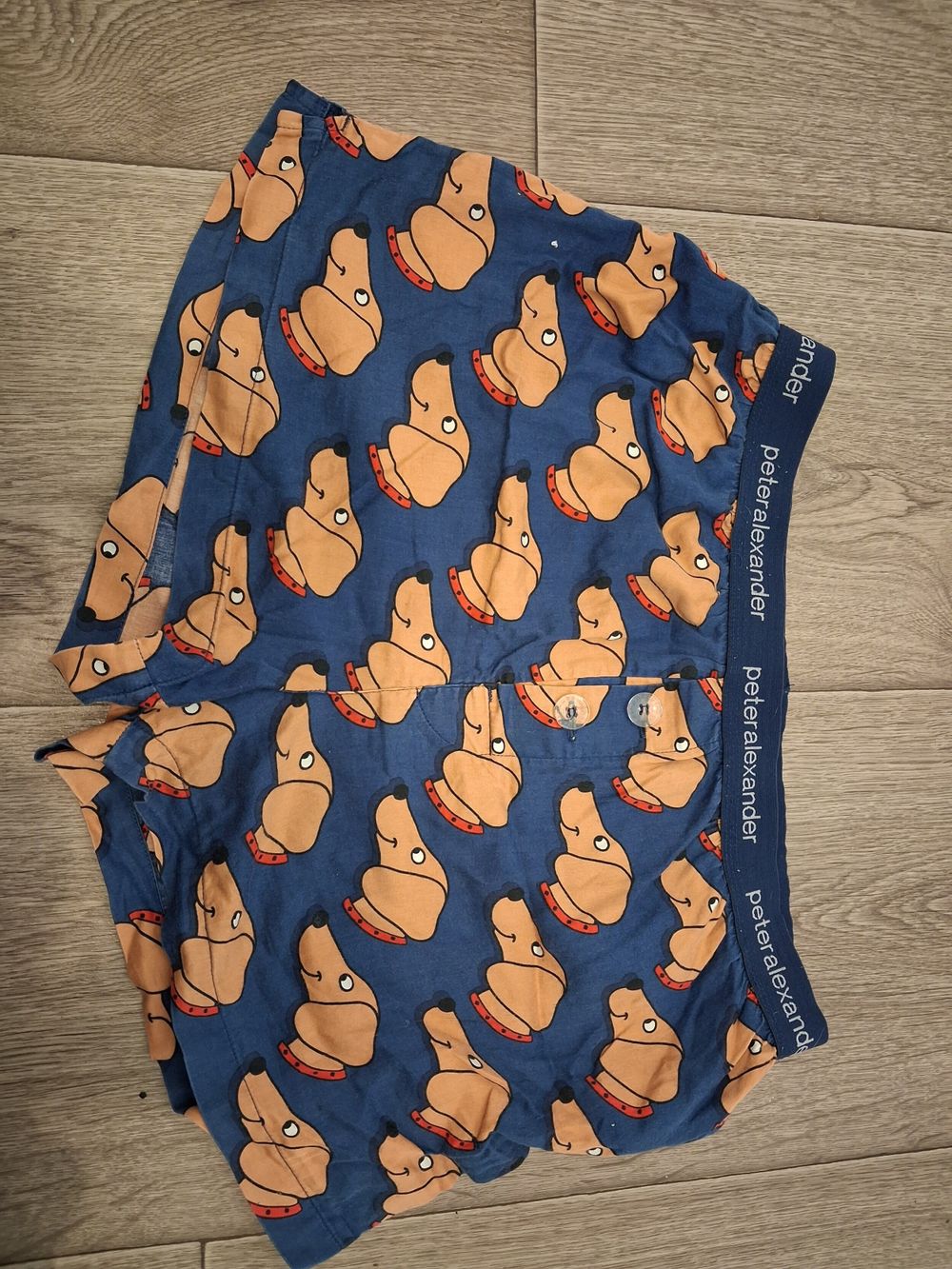 Peter Alexander Blue Dog Print Boxer Shorts