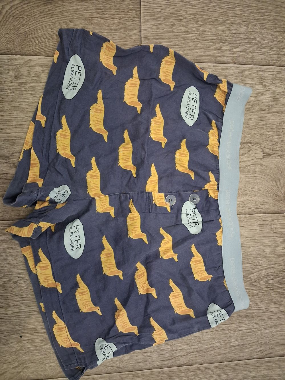 Peter Alexander Navy Duck Print Boxer Shorts