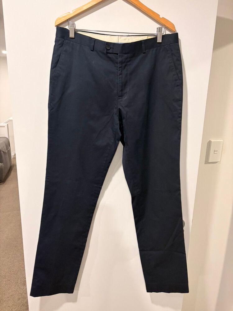 barkers navy suit pants