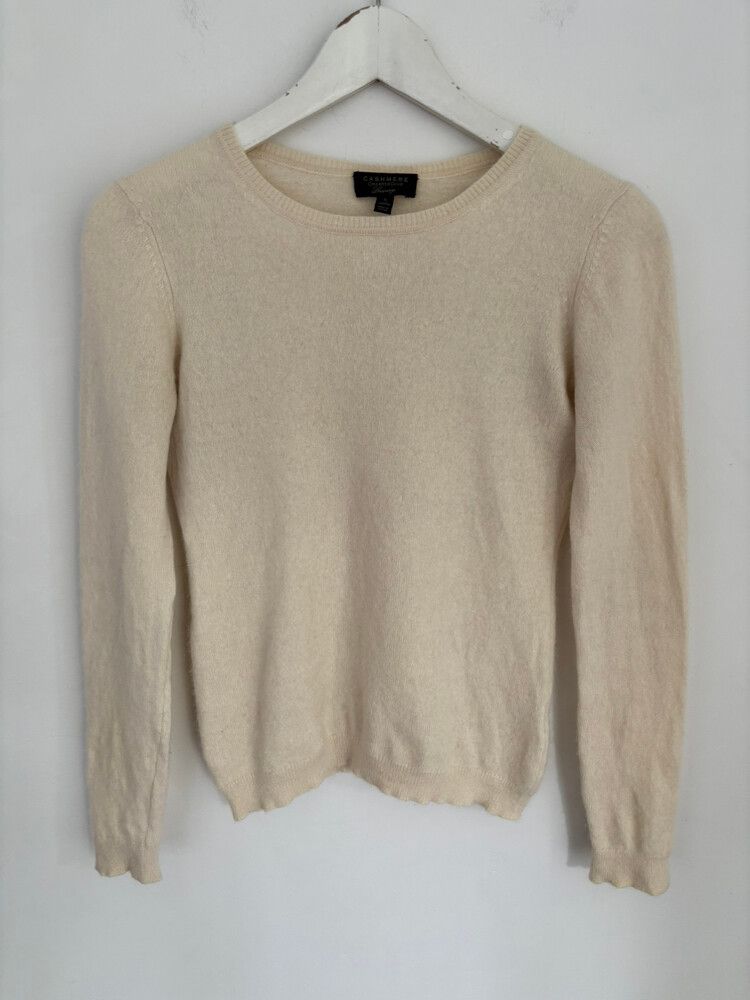 Classic Uniqlo Cotton Blend Blouson Sleeve Jumper