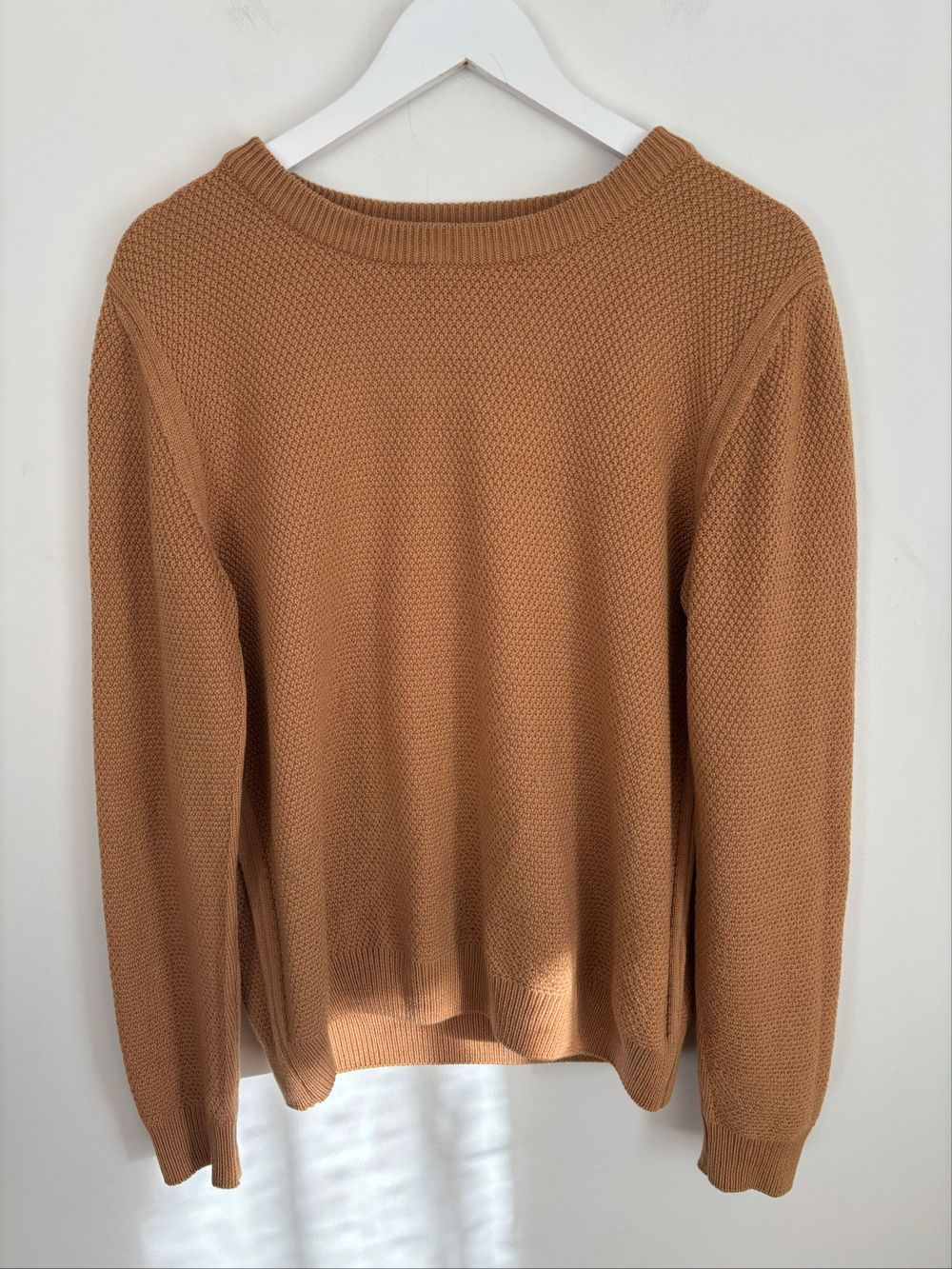Superb Juliette Hogan Caramel Pure Merino Jumper $400