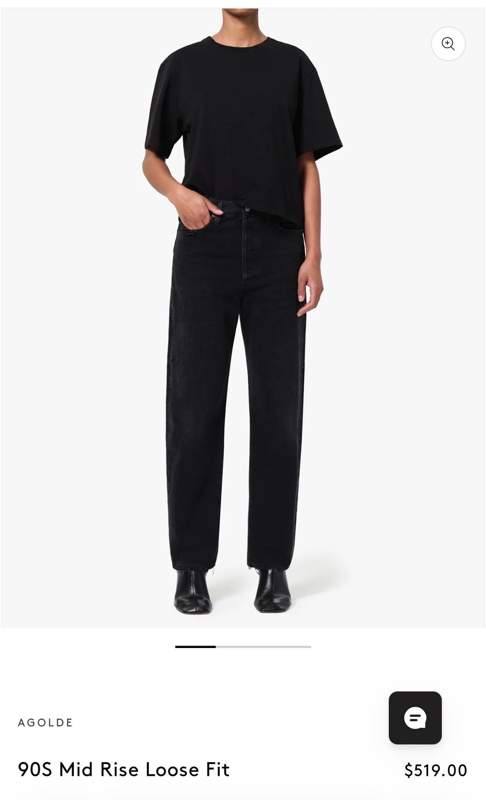 Agolde 90S Mid Rise Loose Fit Jeans
