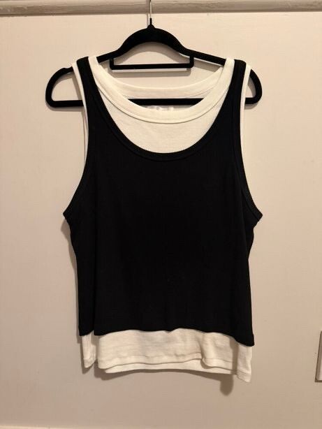 Remain Black and White Tank Top