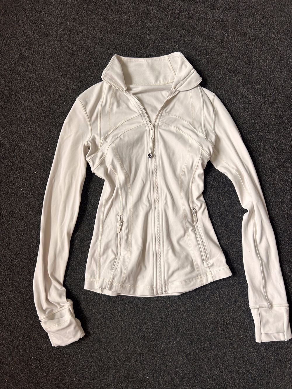 Lululemon cream/white Define Jacket