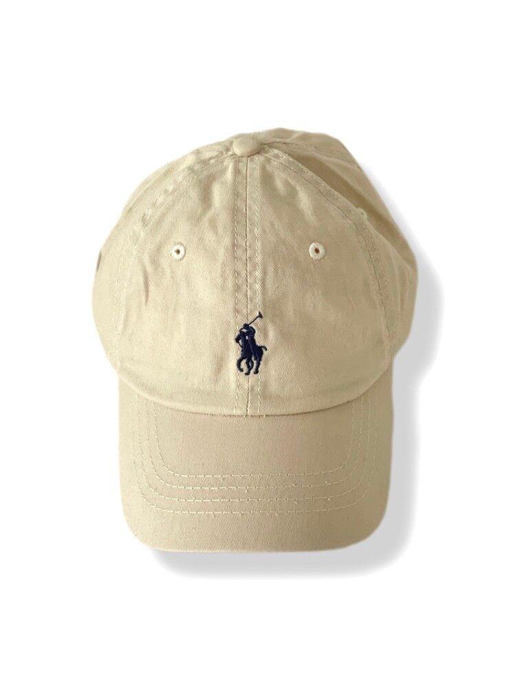 Polo Ralph Lauren Beige Cotton Chino Ball Cap