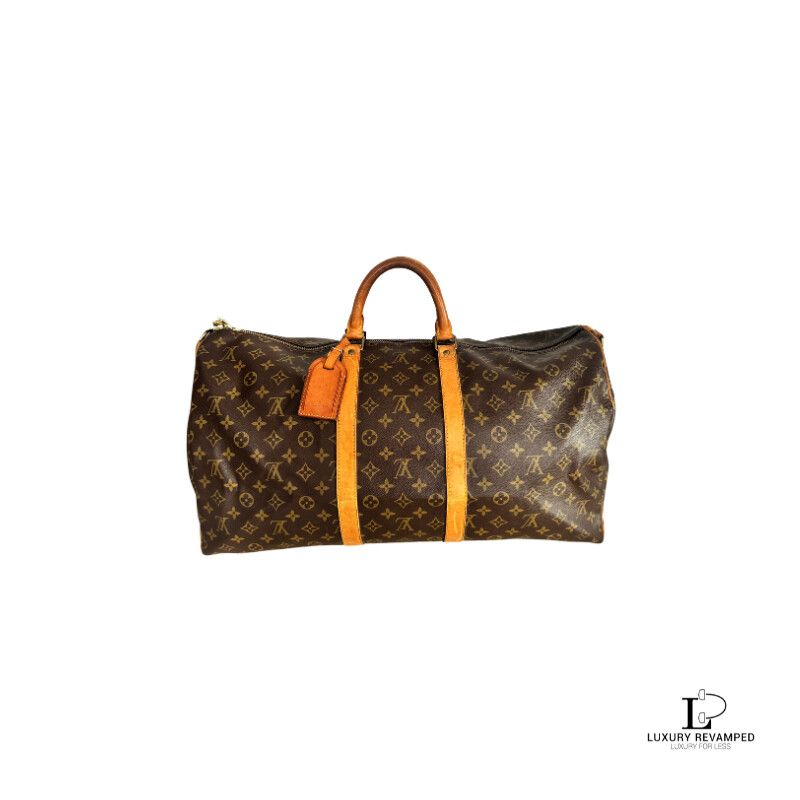 LOUIS VUITTON MONOGRAM BANDOULIERE 55 (WITH SHOULDER STRAP AND PADLOCK WITH KEY) (BT-LV-855)