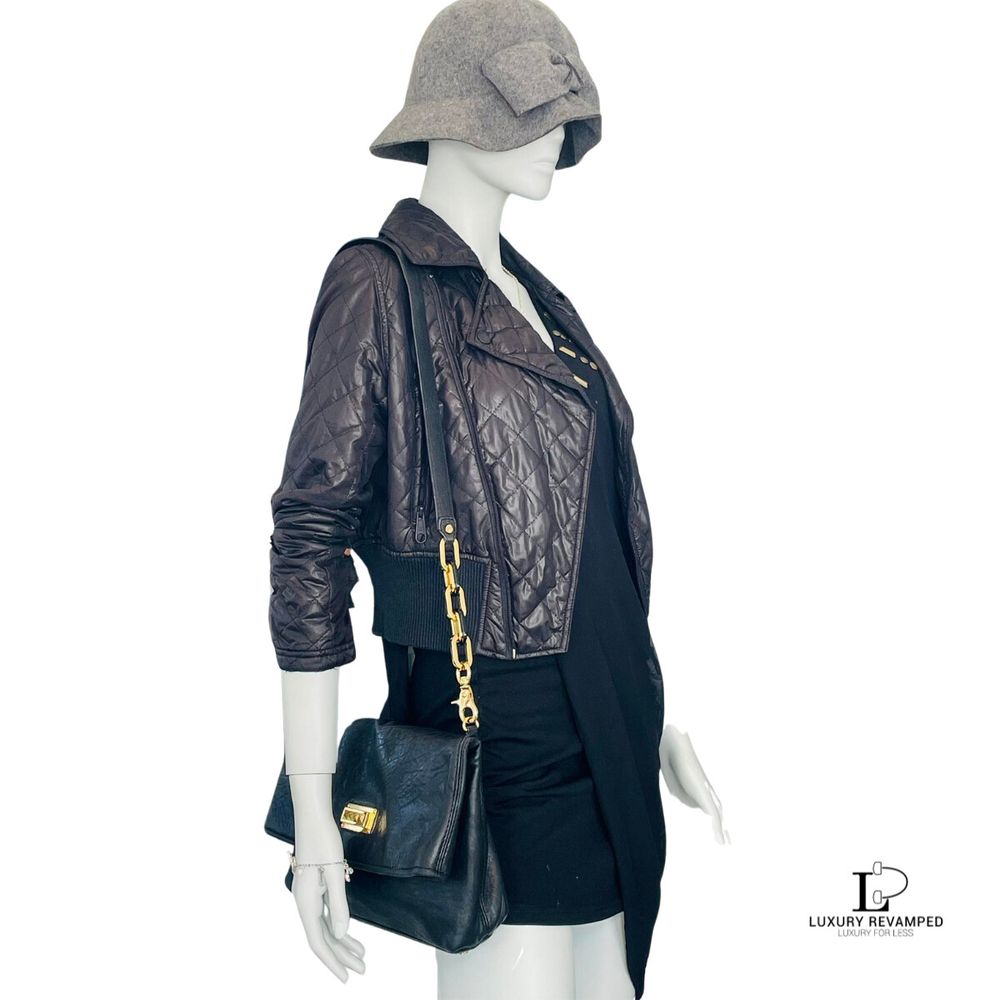 TORY BURCH Soft Leather 2-way chain slouch bag (SKU: B2W-TB-148)