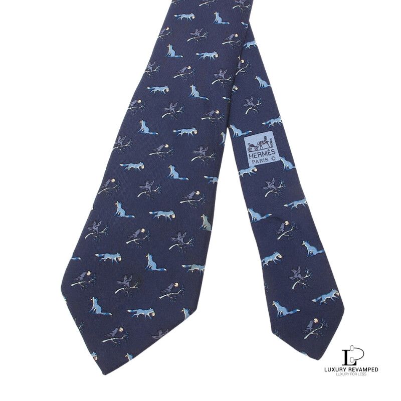 Hermès Silk Necktie
