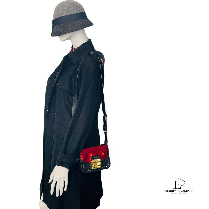 FURLA Dual color Glittery Metropolis (Removable Chain) (BC-FU-516)