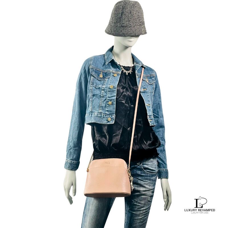 FURLA Leather Chain Shoulder Bag (BC-FU-421)