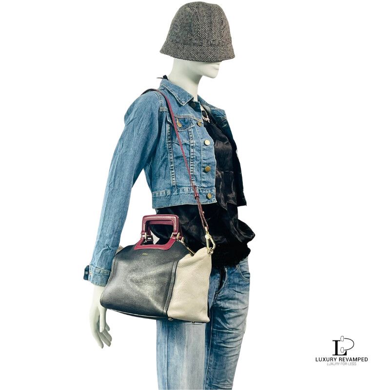 FURLA Tri-color two-way handbag (B2W-FU-62)