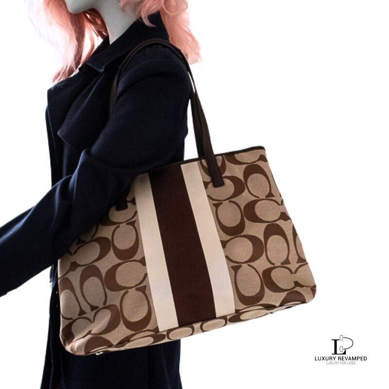 COACH Signature Logo Large Tote Bag (BT-CO-1000)
