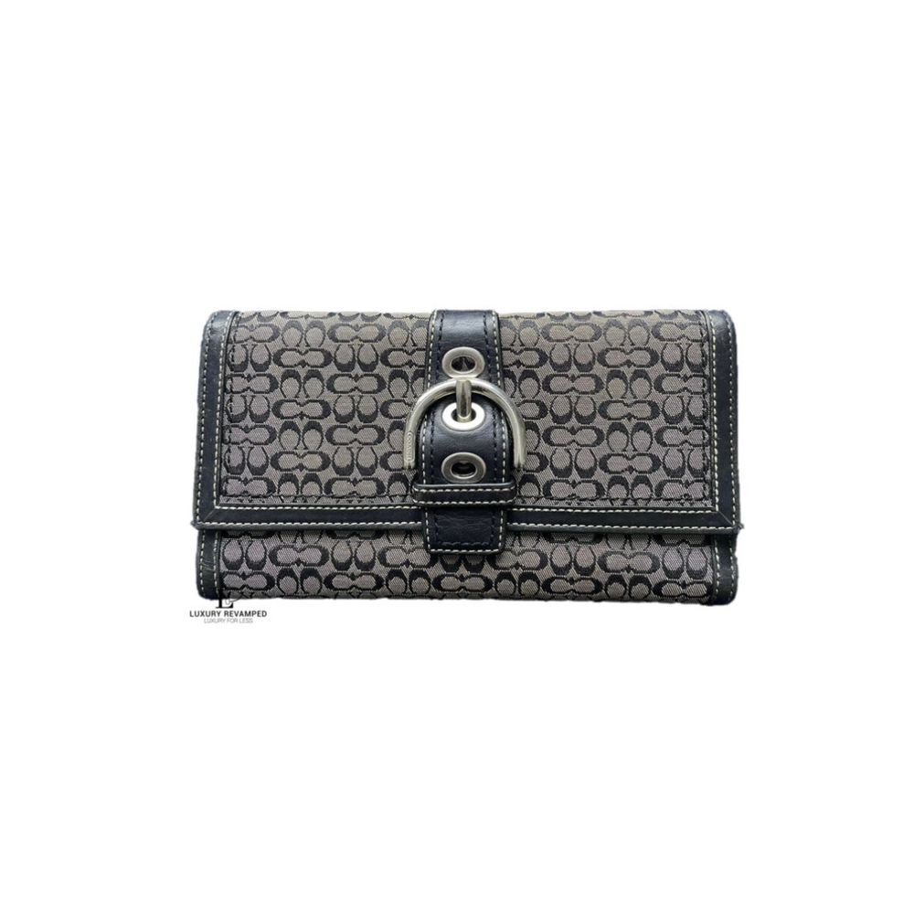 COACH Monogram Trifold Long Wallet (WL-CO-259)