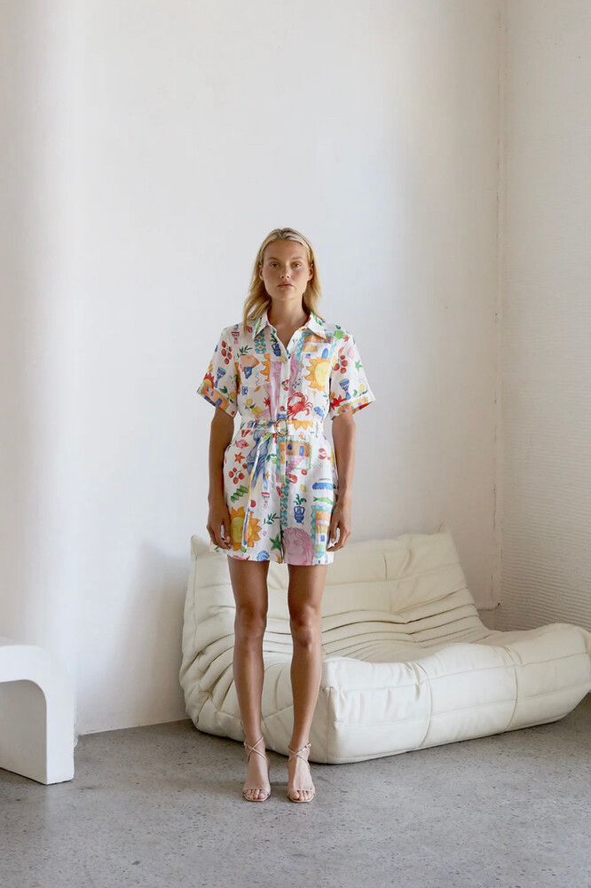 Reverie Loco Playsuit M