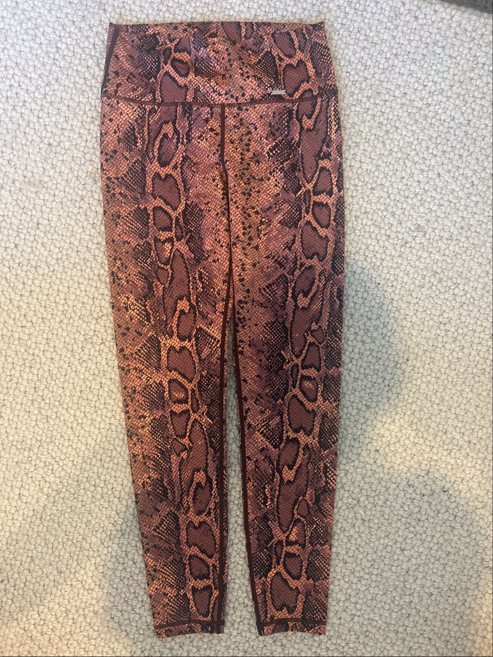 Snakeskin Print Leggings