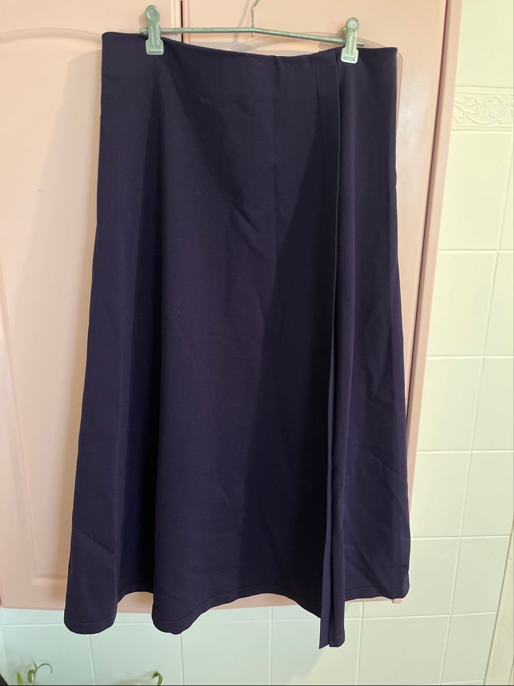 Country Road Dark Purple Midi Skirt