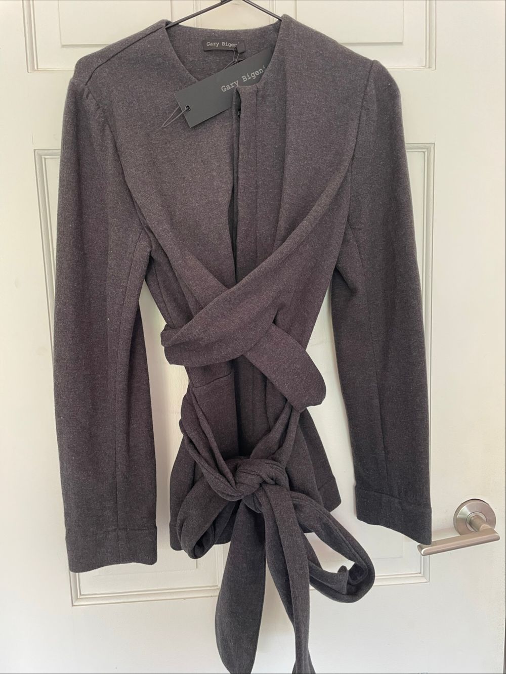 Gary Bigeni Grey Wrap Jacket