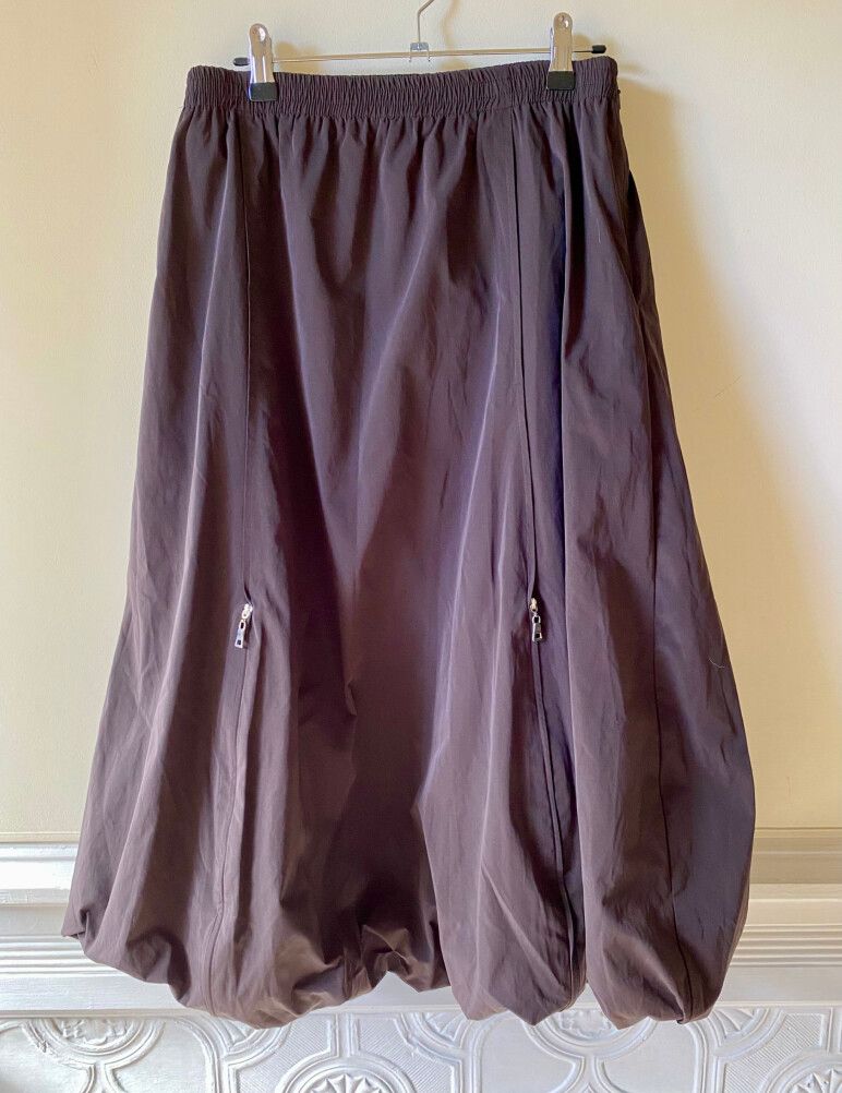 New - Kokomarina Chocolate Brown Bubble Skirt