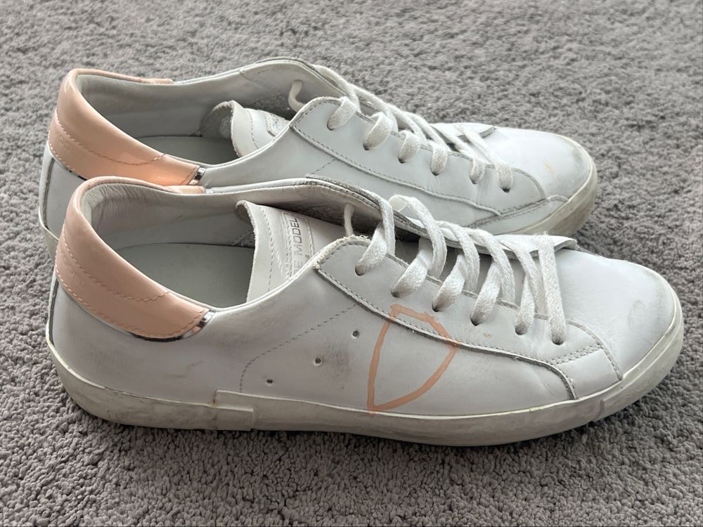 PHILIPPE MODEL leather  trainers in excellent condition (40)