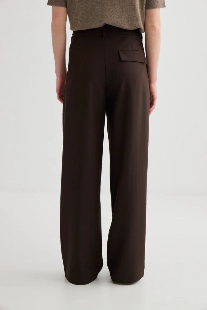 LAING Espresso double pleat pants (M) BNWT RRP $429